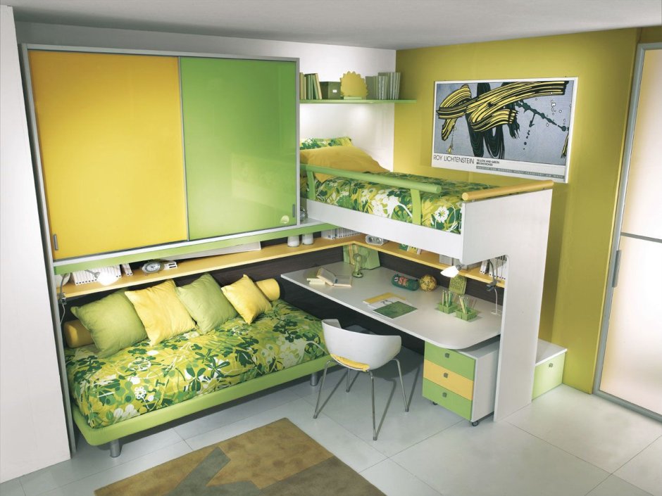 Письменный стол для троих