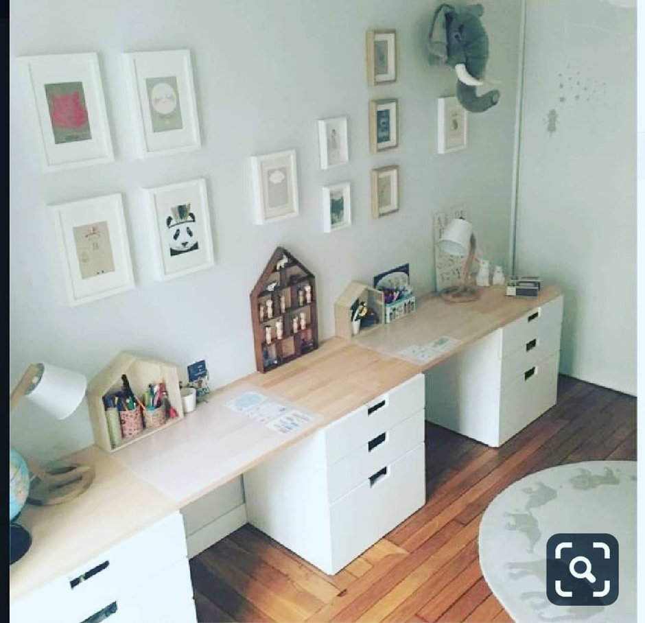 Рабочее место для 3 детей