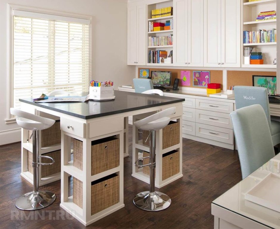 Письменный стол для двоих детей икеа