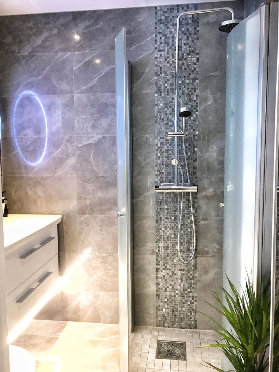 Душевая с мозаикой