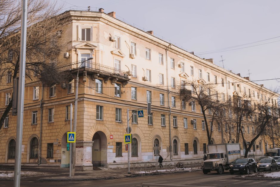 Сталинские дома на улице Свобода в Тушино