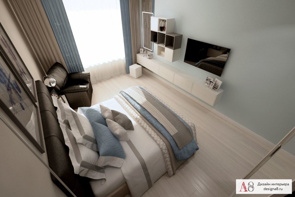 Интерьер двухкомнатной квартиры 60 распашонки