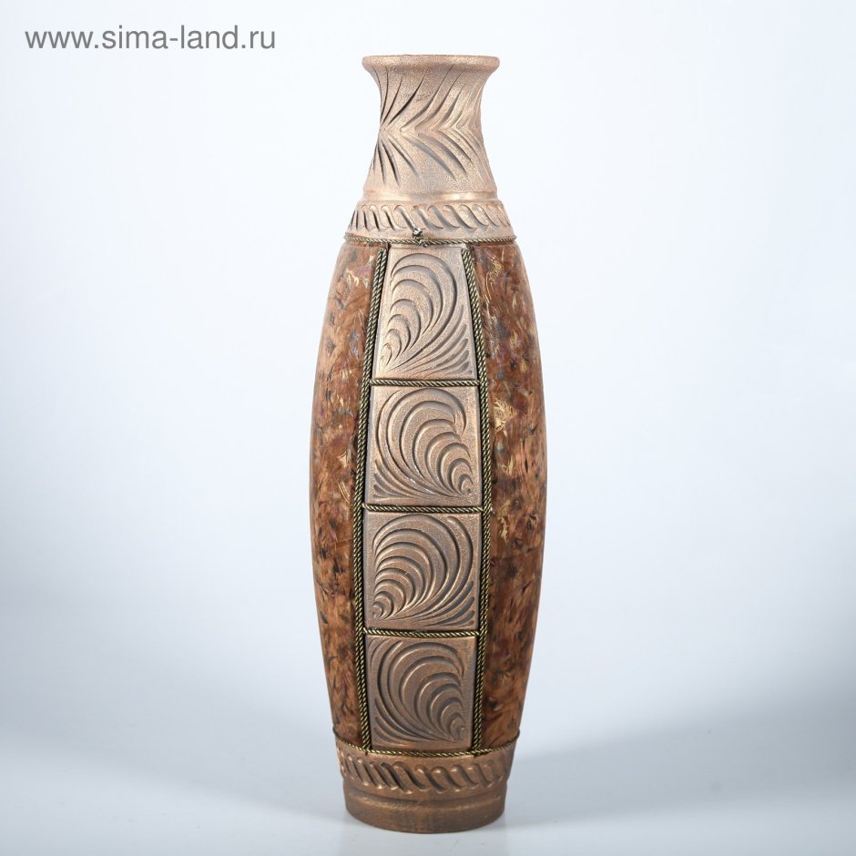 Ваза напольная Сигма кожа