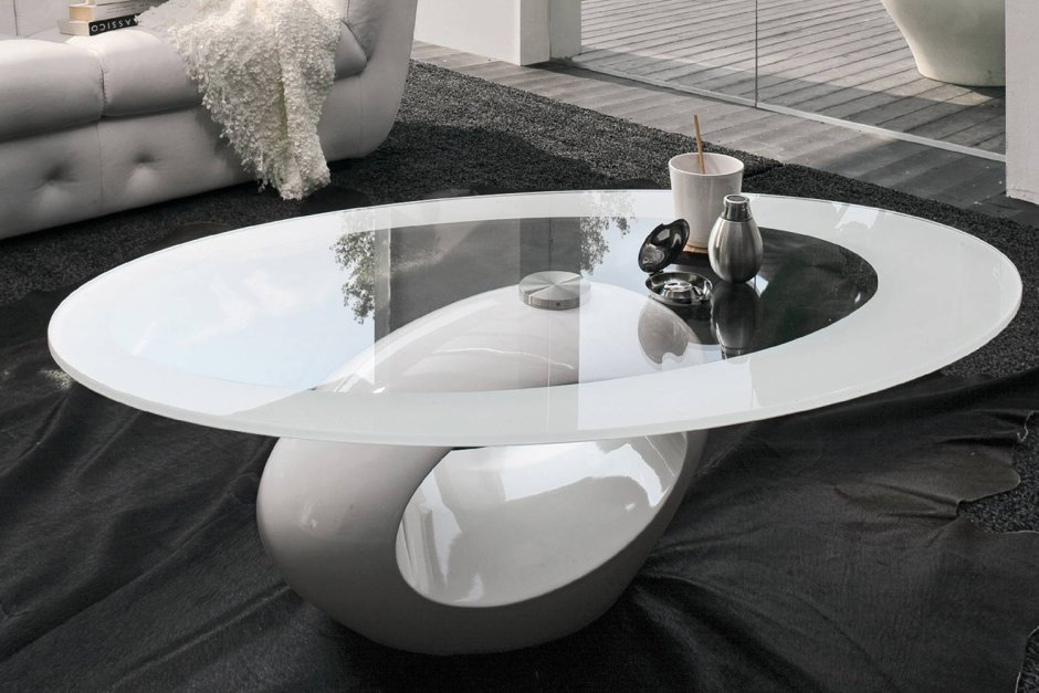 Стол журнальный Signal Etna (белый)