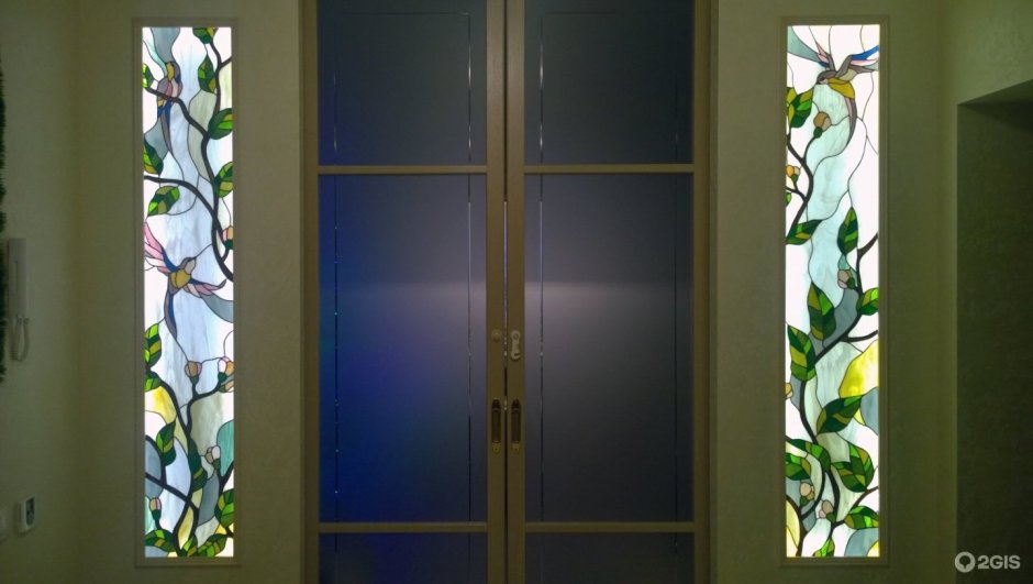 Витражные межкомнатные перегородки