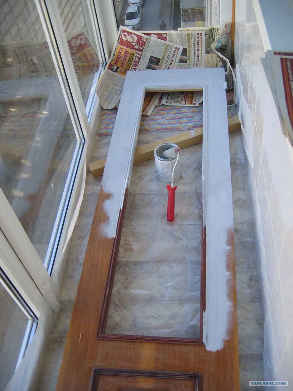 Переделка двери со стеклом своими руками