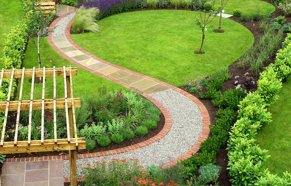 Бетонные дорожки на даче