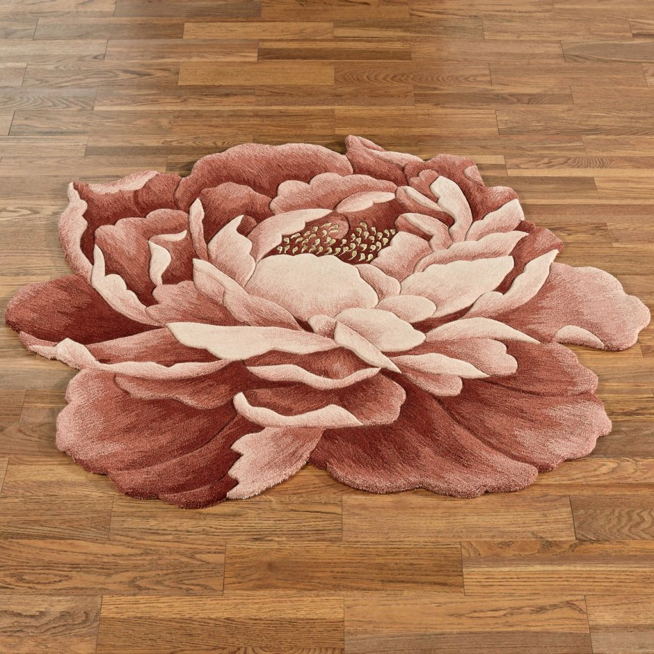 Ковер с пионами