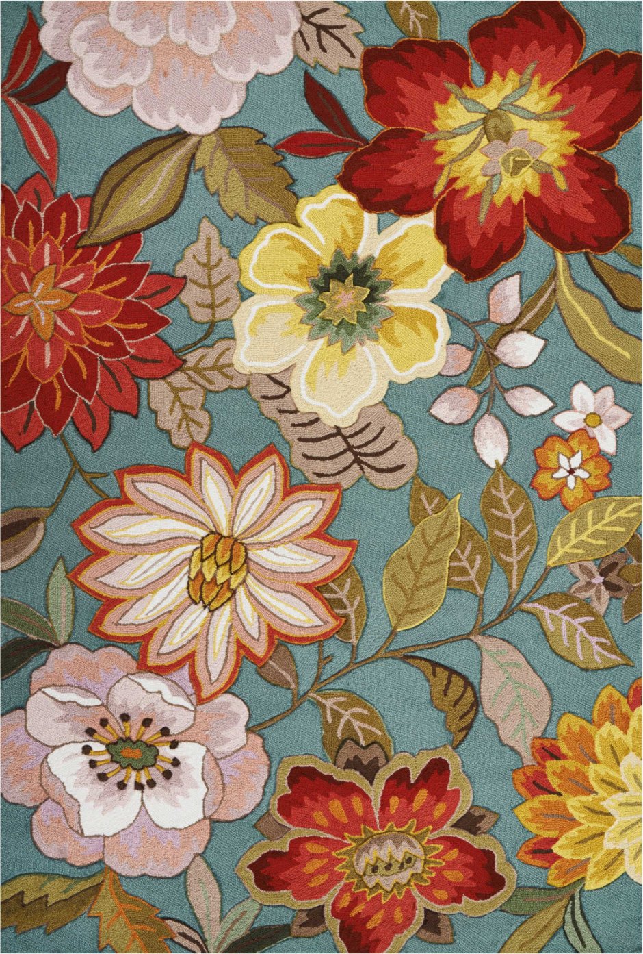 Ковер экзотические цветы