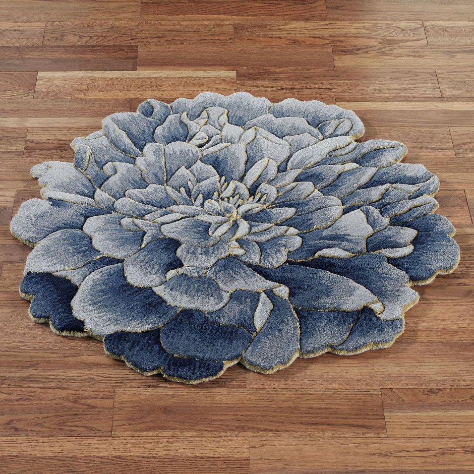 Ковер фигурный цветок