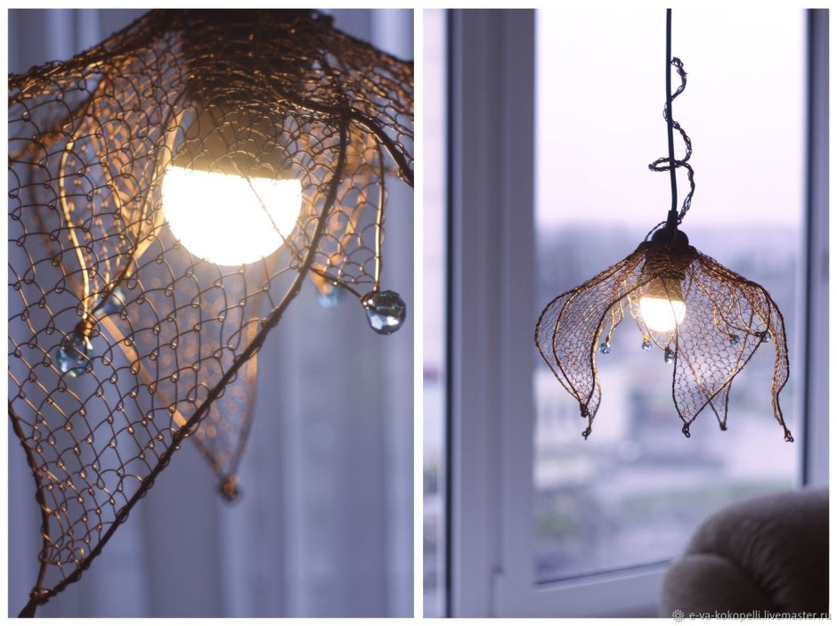 Абажур из проволоки