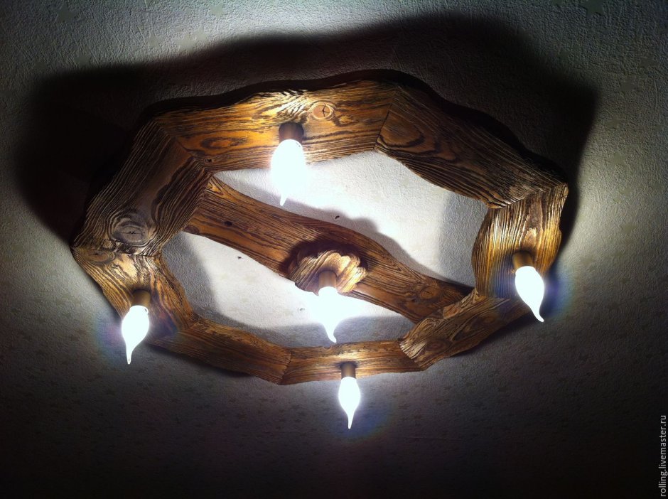 Люстра макраме