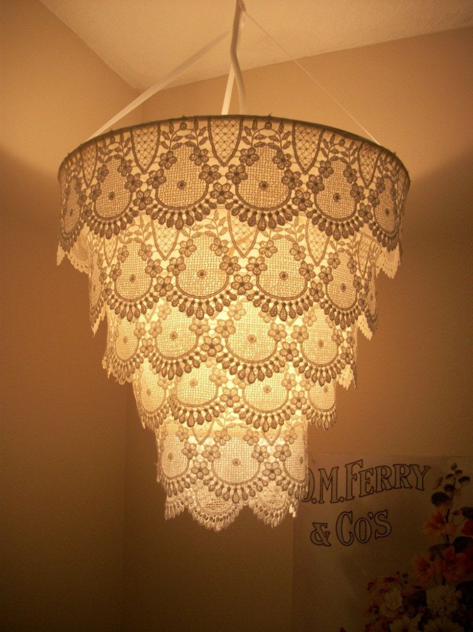 Абажур из ткани своими руками