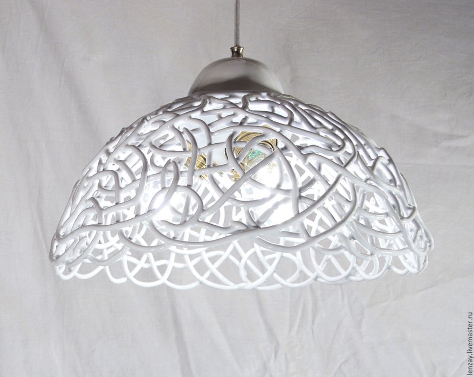 Люстра макраме