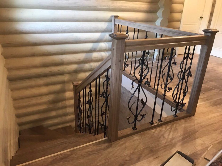 Ограждение с балясинами