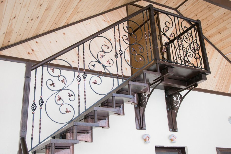 Металлические кованые лестницы