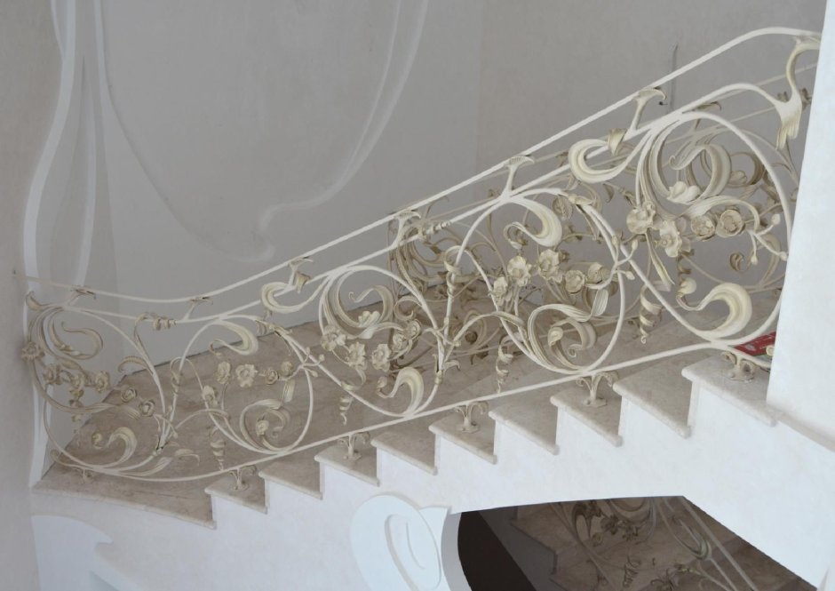 Кованые перила в стиле Прованс