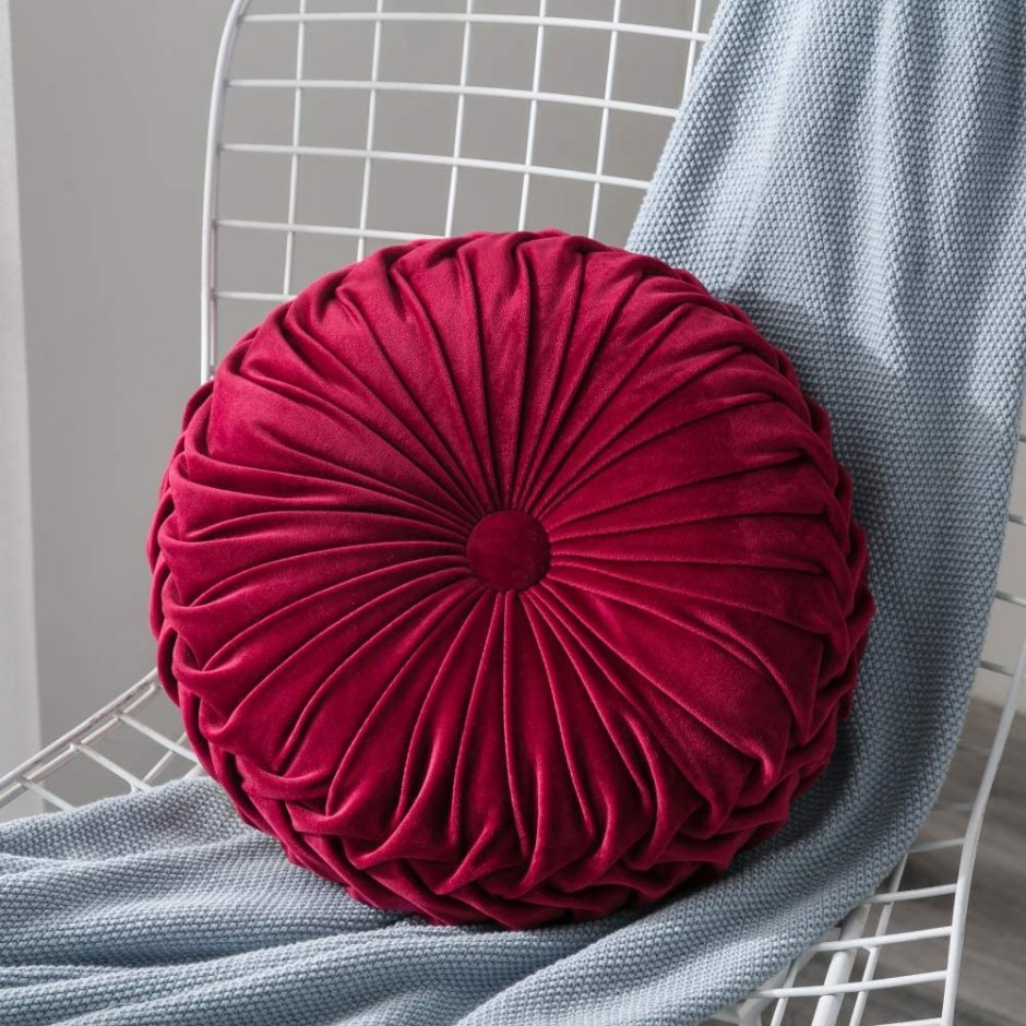 Подушка круглая декоративная