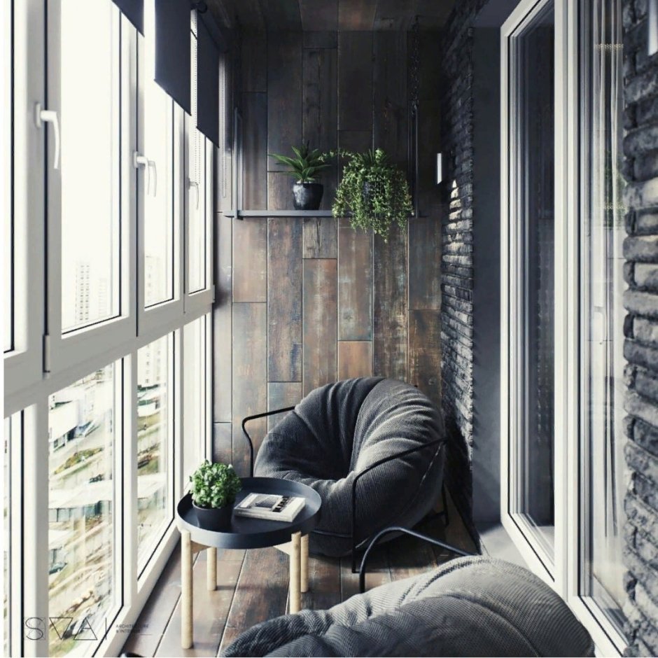 Уютный балкон