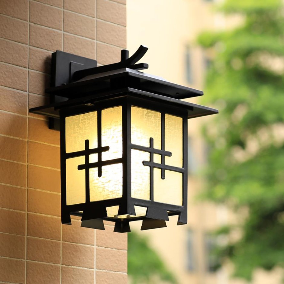Светильник в японском стиле