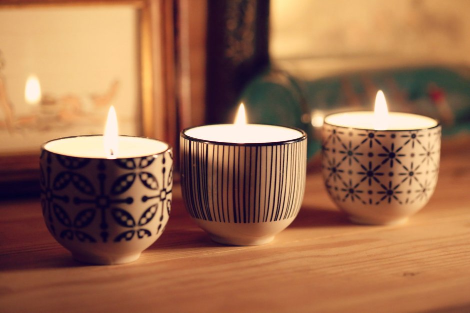 Керамика со свечкой