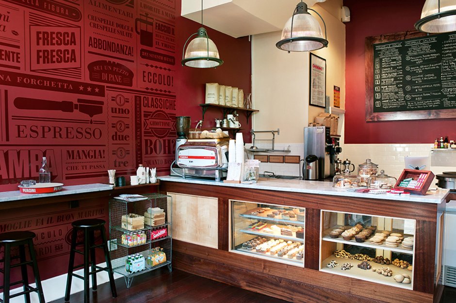 Уютное кафе интерьер