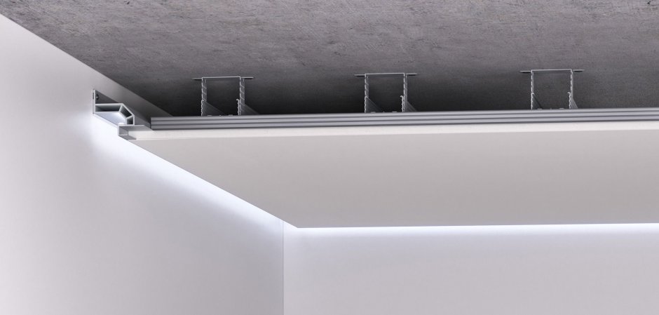 Профиль для светодиодной ленты для натяжных потолков