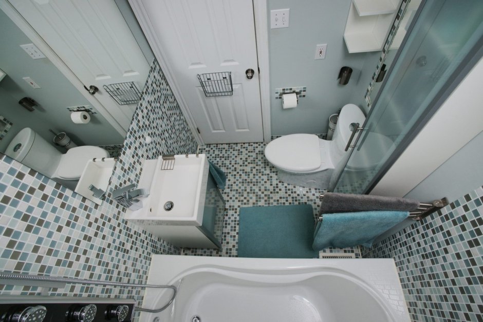 Интерьер ванной комнаты в хрущевке