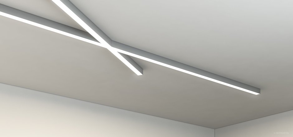 Линейный светодиодный профильный светильник 1280мм