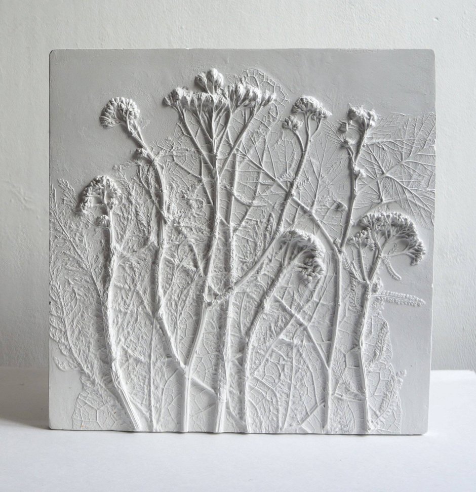 Рейчел Дейн (отливка из гипса с оттиска живых растений)