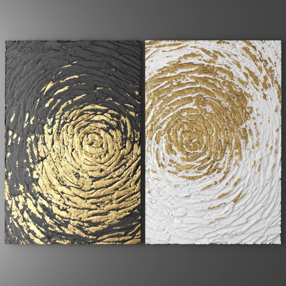 Фактурная живопись с текстурной пастой