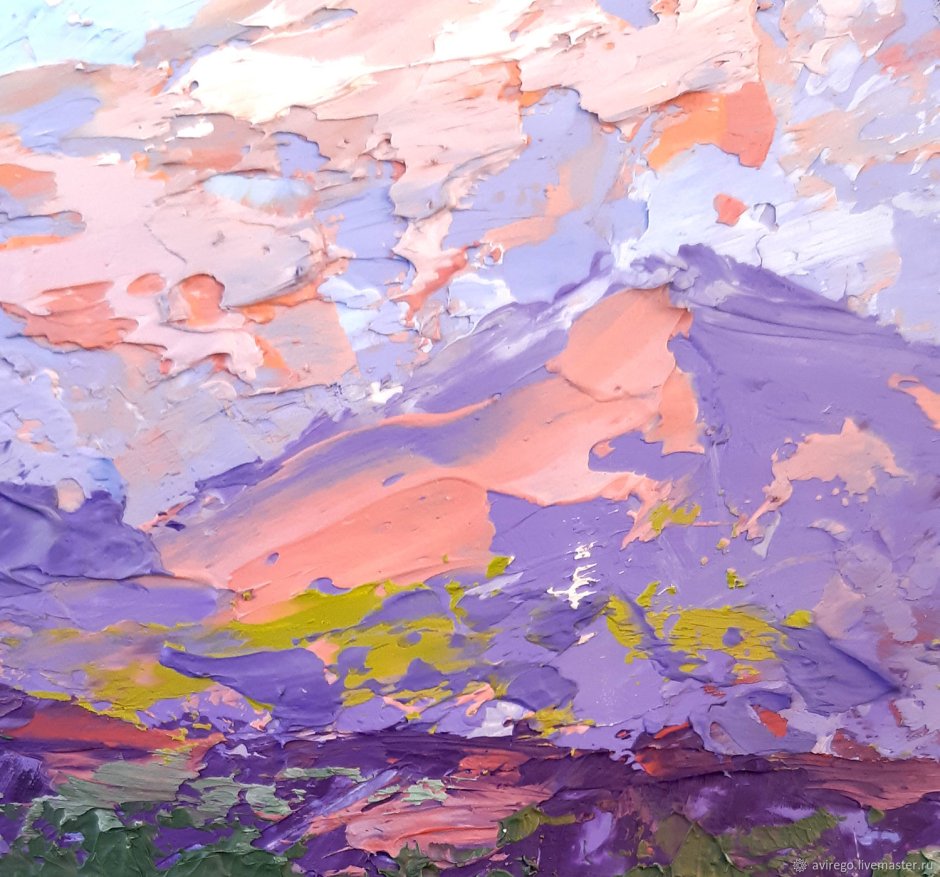 Пейзаж Импасто