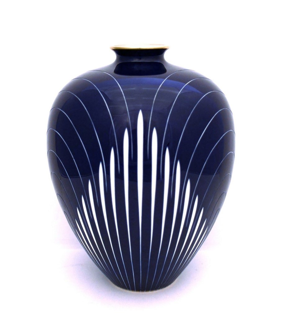 Декоративная ваза арт деко керамика 120х120х300