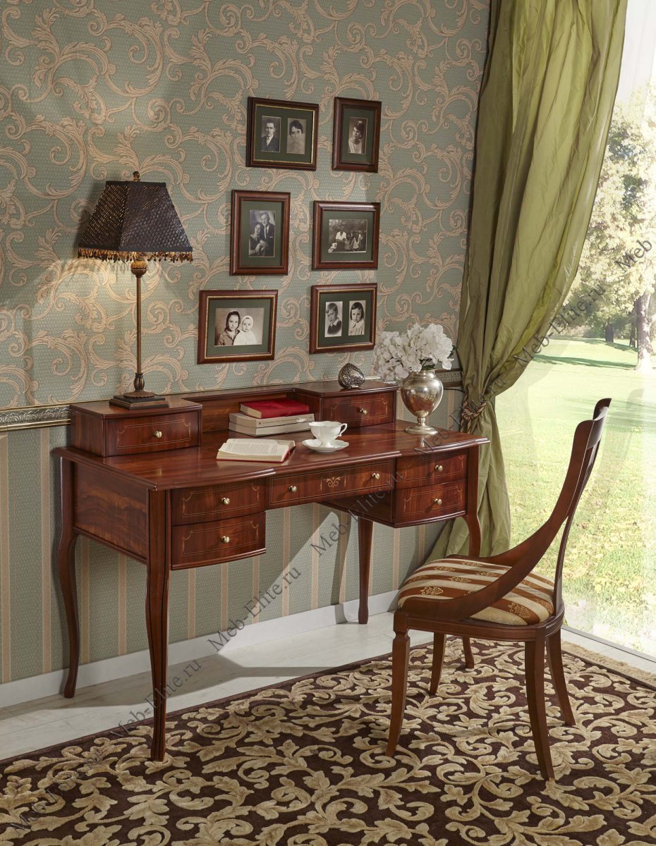 Стол письменный с инкрустацией