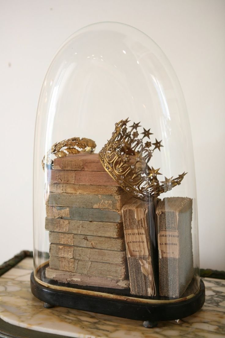 Клош стеклянный старинный