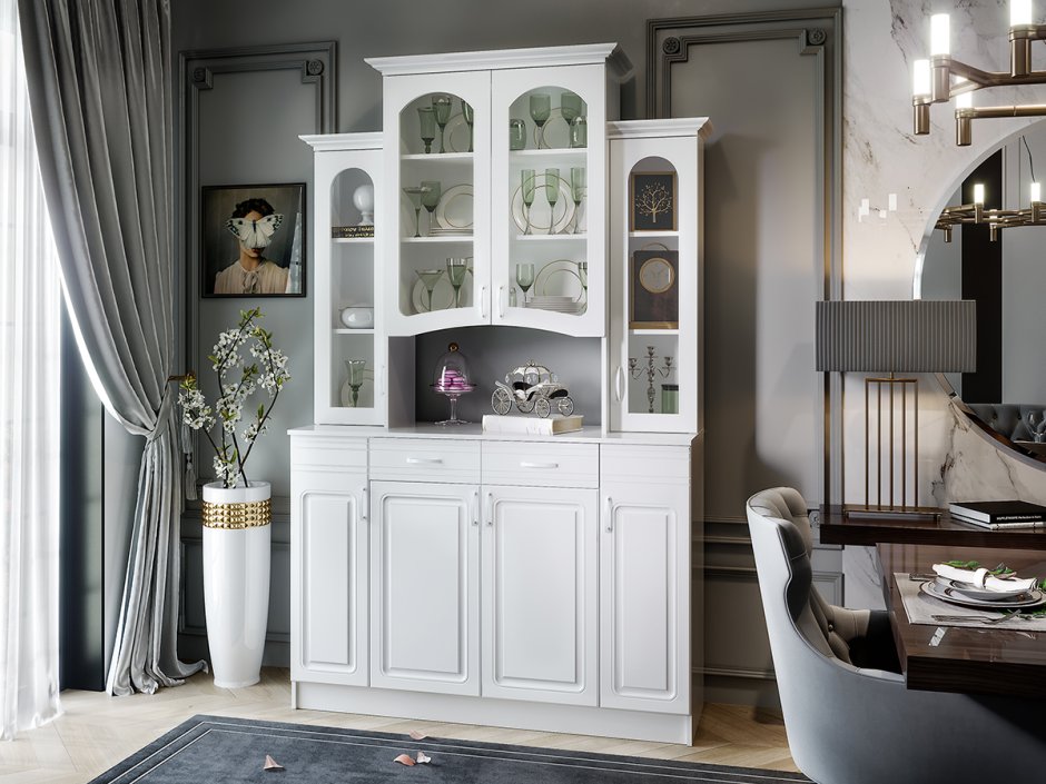 Буфет Констанция 4х СТВ мята