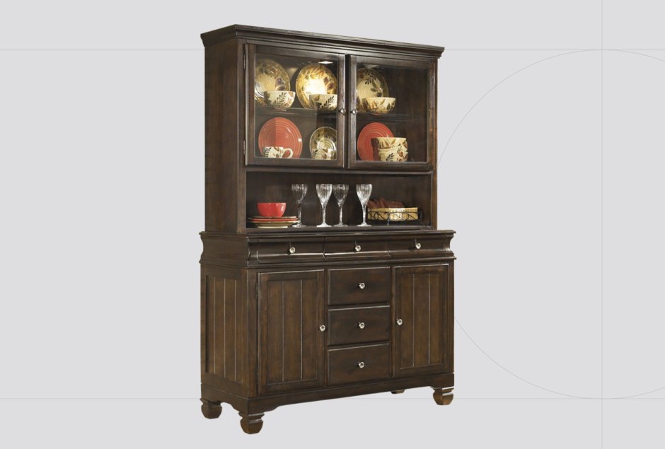 Буфет на прозрачном фоне