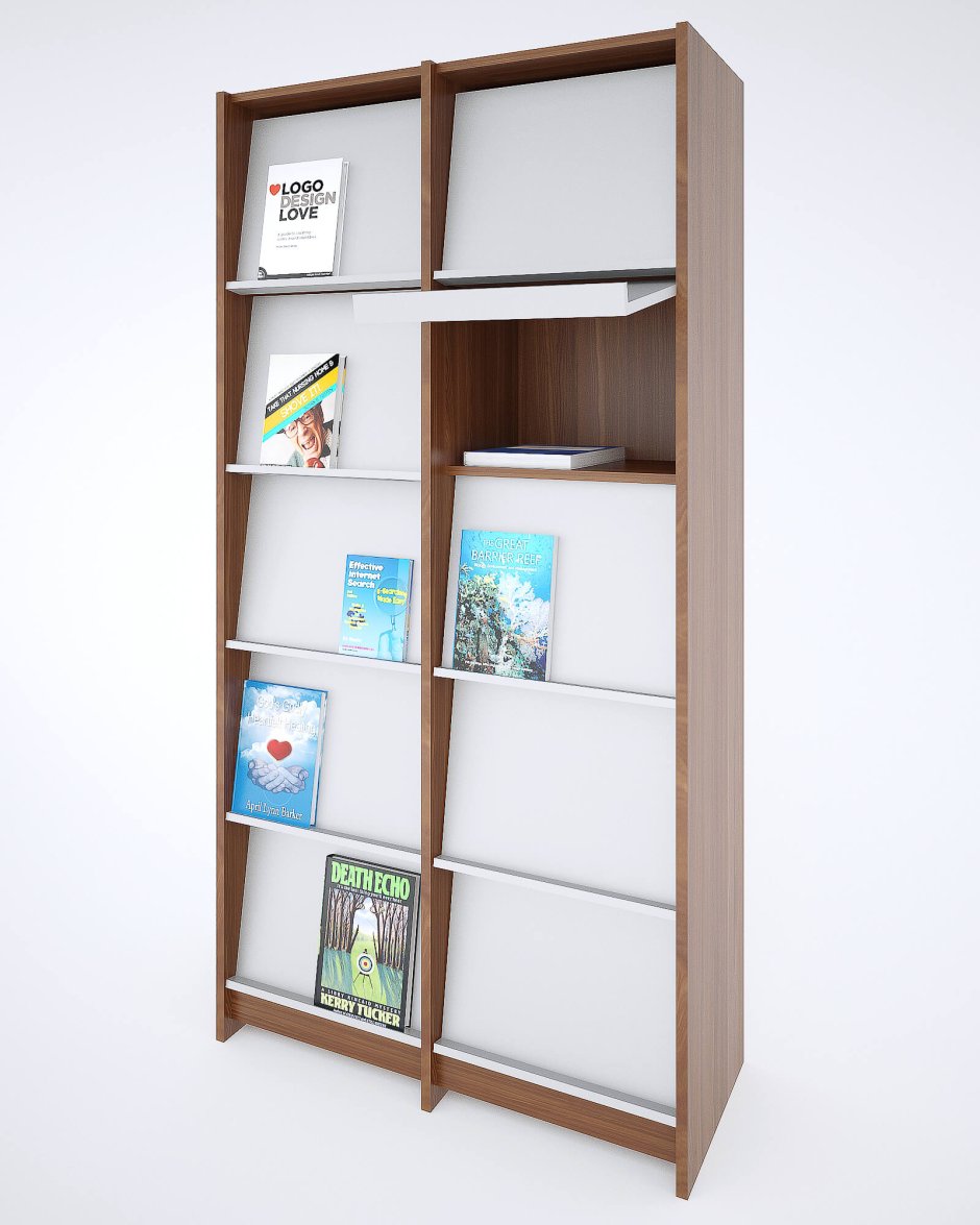 Стеллаж для детских книг в библиотеке