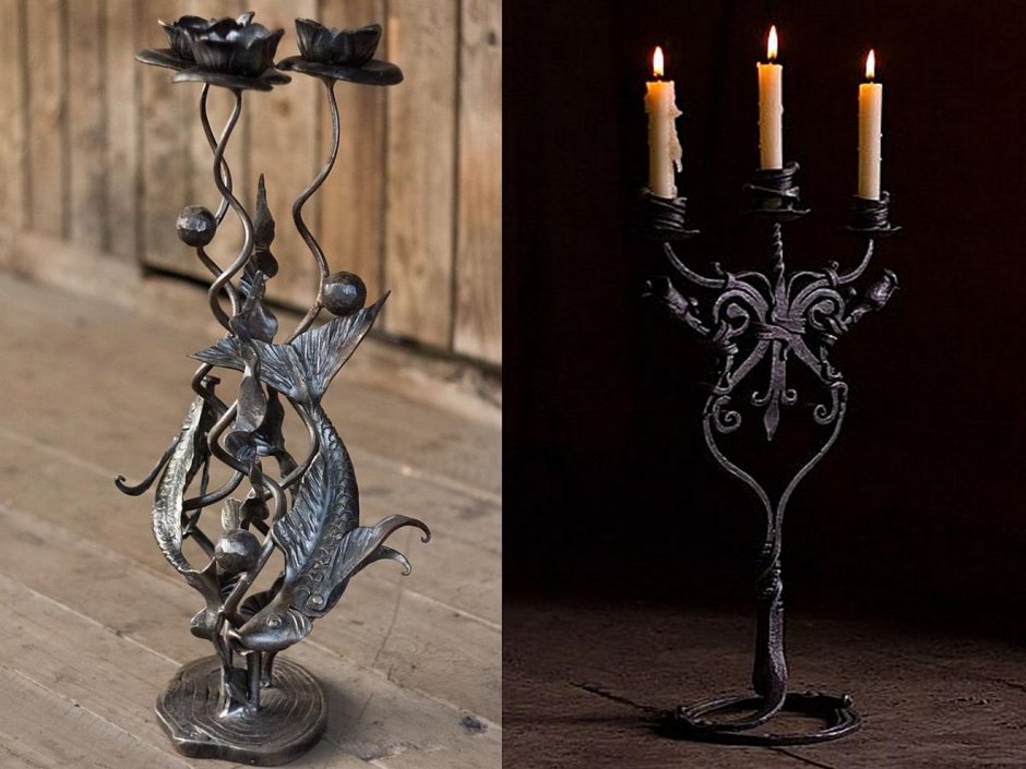 Кованые подсвечники