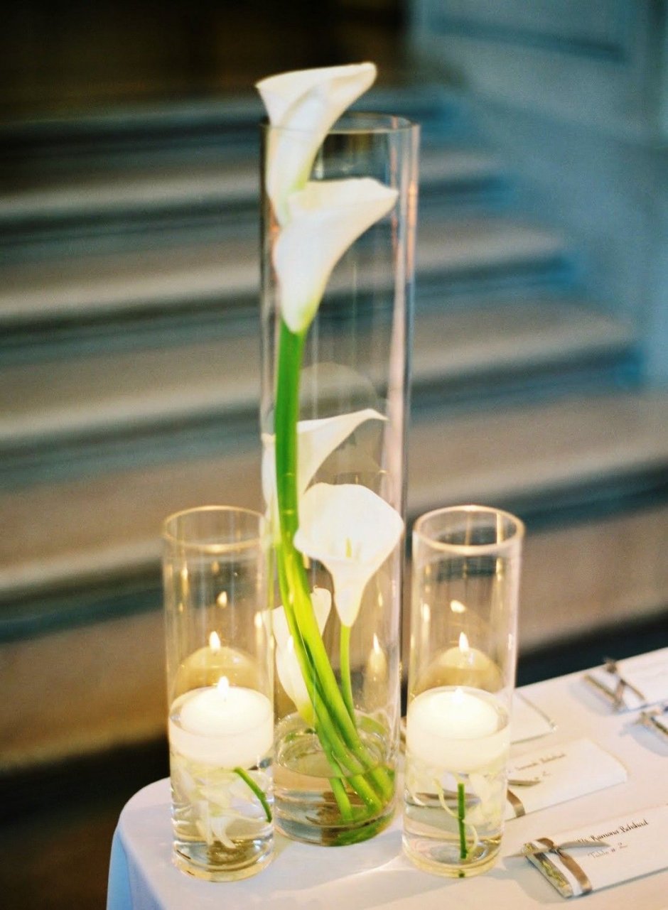 Украшение свадьбы каллами