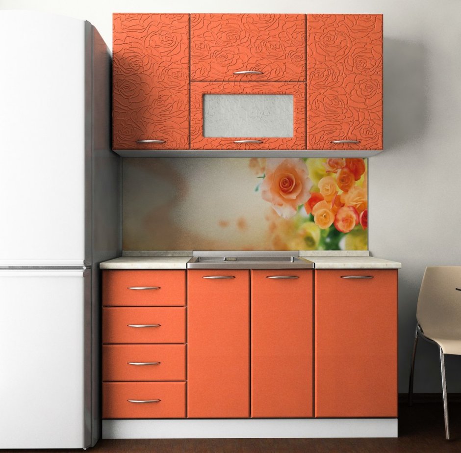 Кухня "эконом-1,2м" лайм