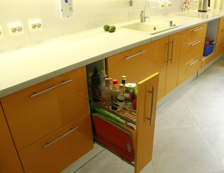 Кухня длинной 5 метров