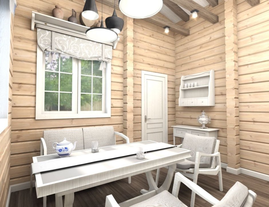 Стиль фармхаус на даче