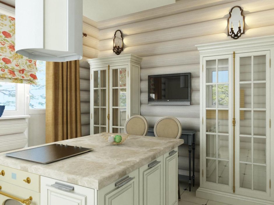 Баня в деревенском стиле