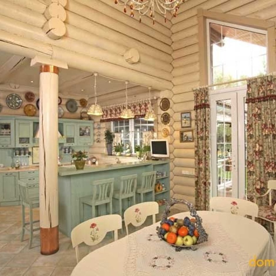 Баня в прованском стиле