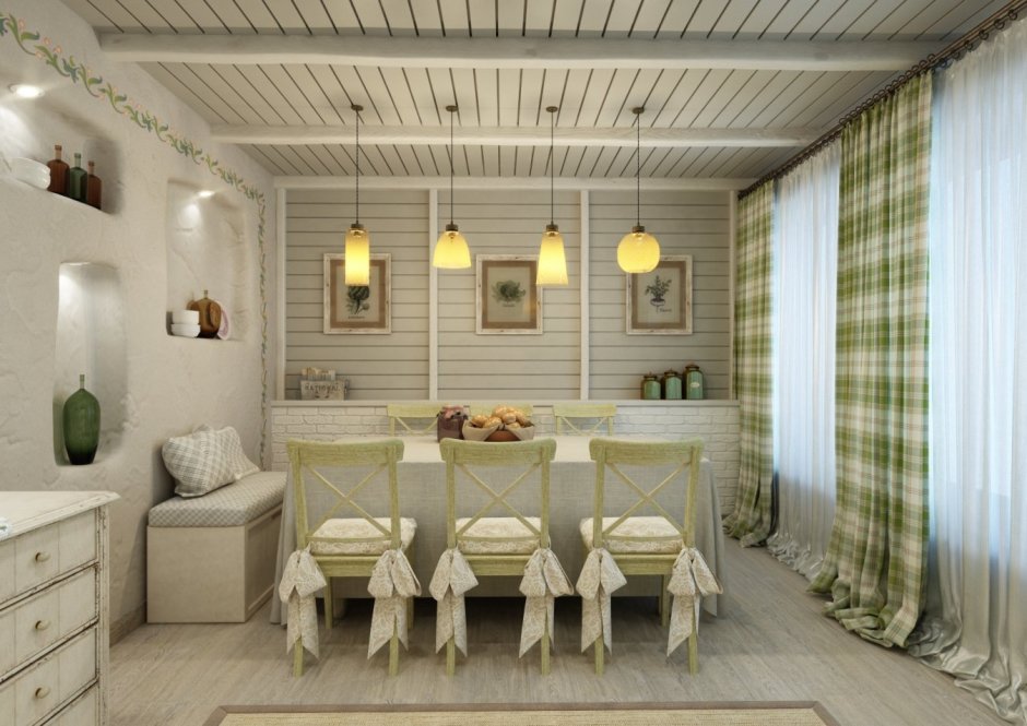 Красивые дачные интерьеры