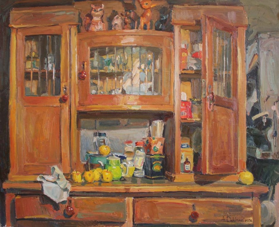 Вострецова Анастасия Олеговна старинный буфет картина