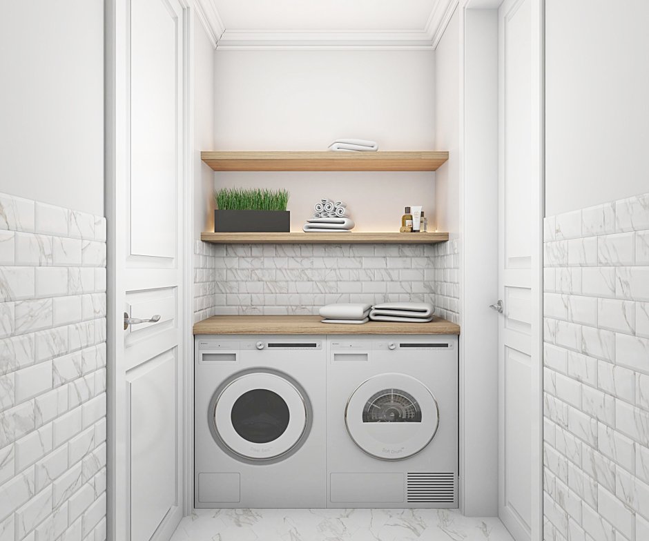 Мебель для встраивания стиральной и сушильной машины