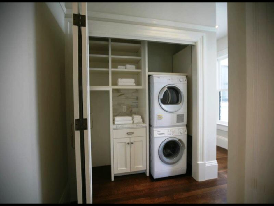 Шкаф вертикальный для стиралки и сушилки