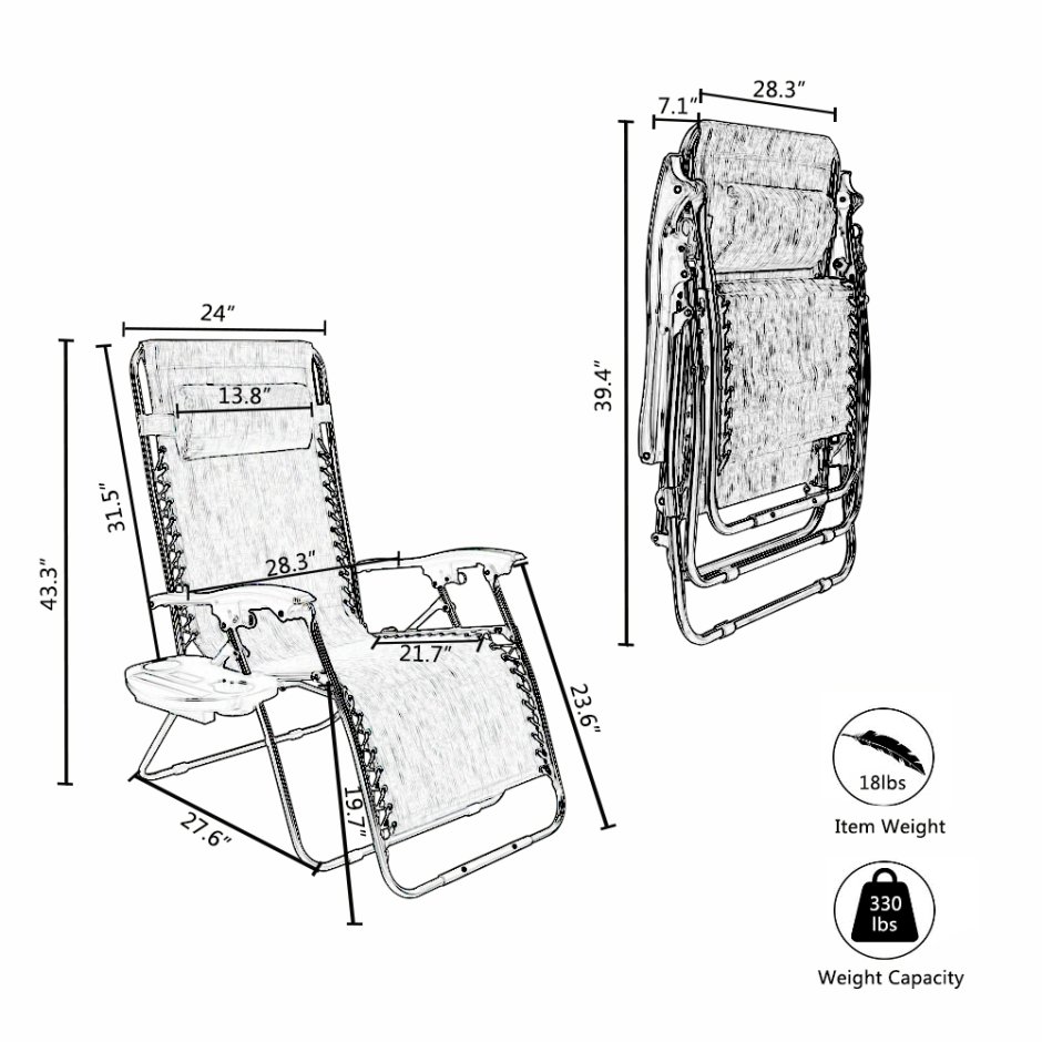 Кресло лежак Lounge Armchair DIY